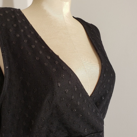 AGB Tops - AGB sleeveless top with metallic thread size Large